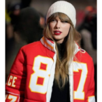Taylor Swift Kelce 87 Chiefs Red Puffer Jacket