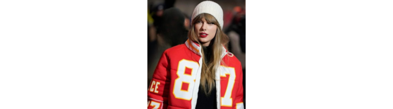 Taylor Swift Kelce 87 Chiefs Red Puffer Jacket