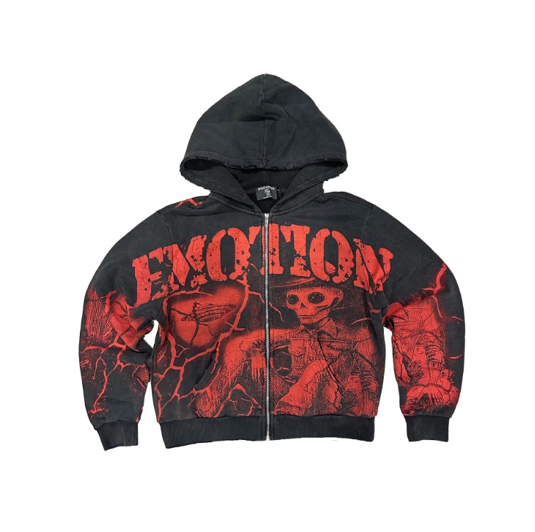 Acid Wash “Deserted” Hoodie