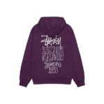 Pull-a-capuche-violet-stussy