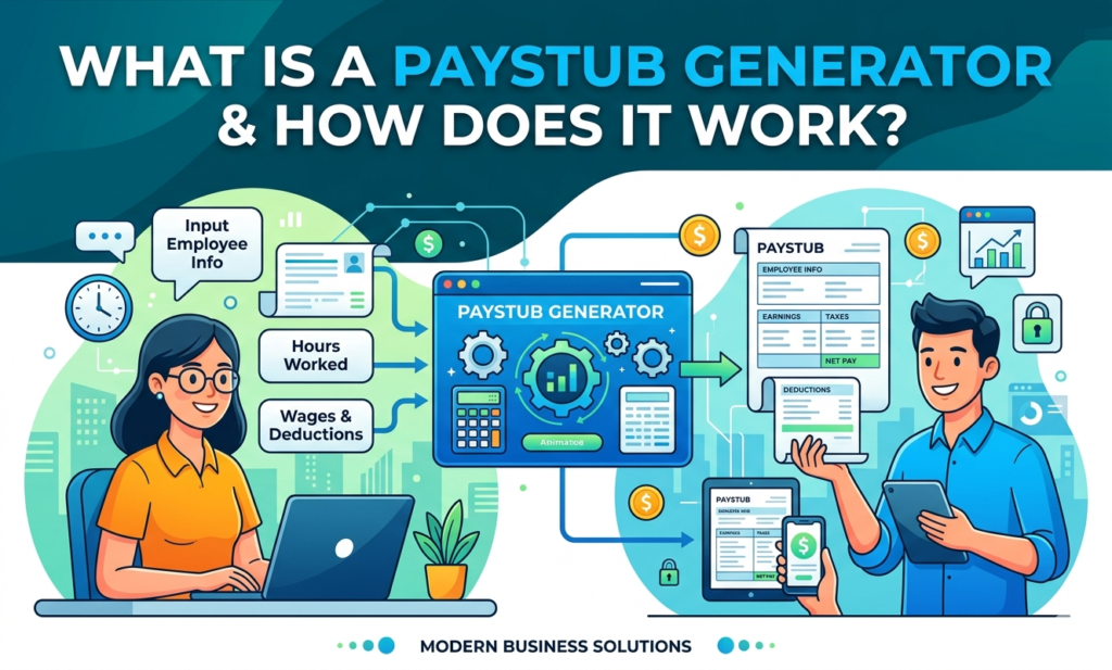 What Is a Paystub Generator and How Does It Work?