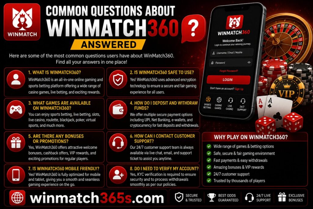 Common Questions About WinMatch360 Answered