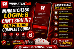 Winmatch360 Login Can’t Sign In Check This Complete Guide